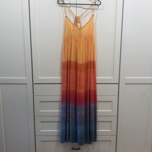 maxi dress from anthropologie